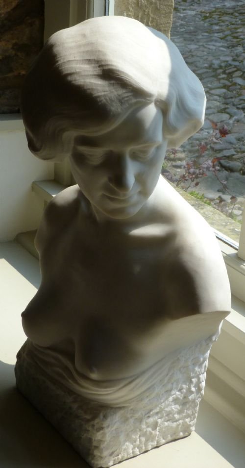 soldmarble portrait bust of the sculptor's lover c1925 by janko brayovitch